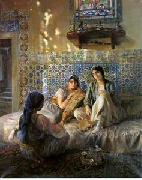 unknow artist Arab or Arabic people and life. Orientalism oil paintings  224 painting